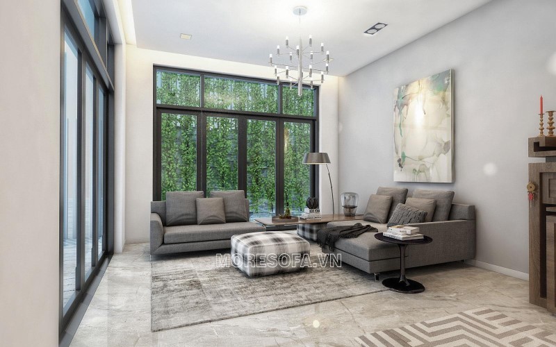 Ghế sofa góc đẹp cho phòng khách hiện đại